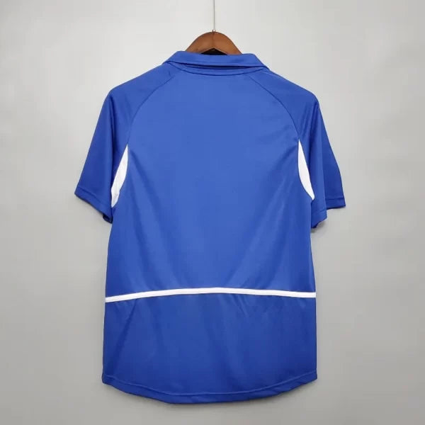 Maillot Brésil Rétro 2002 Maillot Extérieur- Manche Courtes