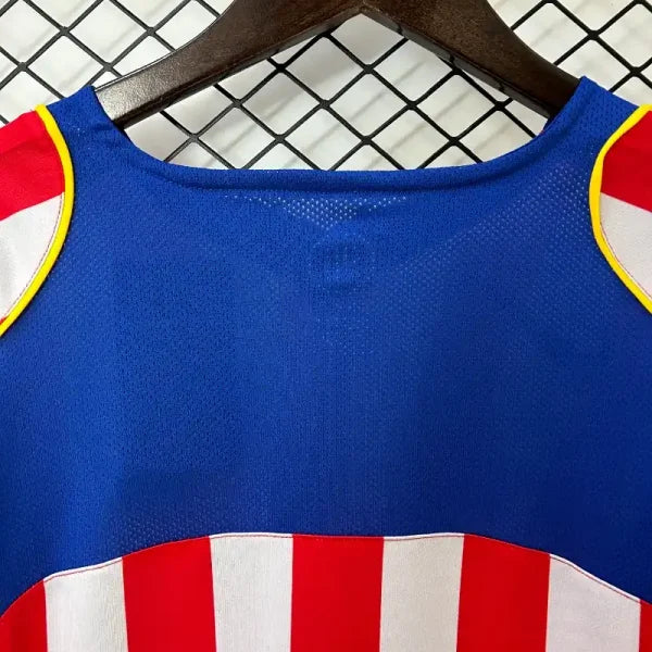 Maillot Rétro Atlético de Madrid 2004/2005 – Domicile Manches Longues – Homme