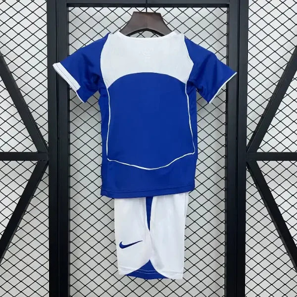 Ensemble enfant Rétro 2004 Extérieur- Manche courtes - Ensemble Maillot Short Enfant- Bleu