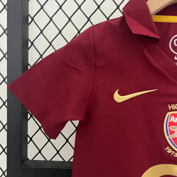 Ensemble Enfant Retro Domicile Arsenal 05/06 Rouge Kids