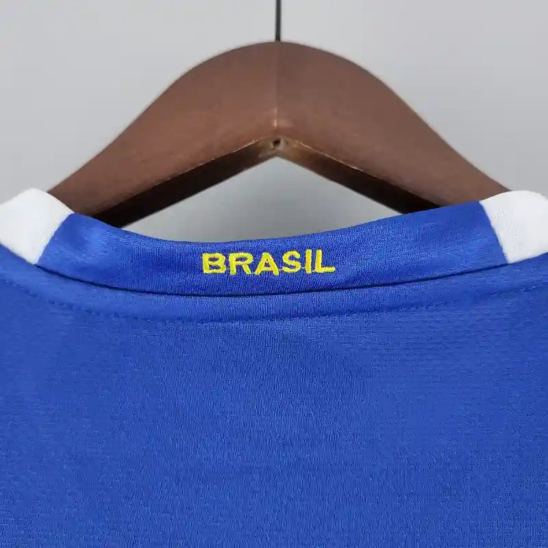 Maillot Brésil Rétro 2006 Maillot Extérieur- Manche Courtes