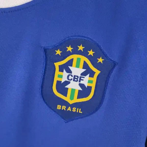Maillot Brésil Rétro 2006 Maillot Extérieur- Manche Courtes