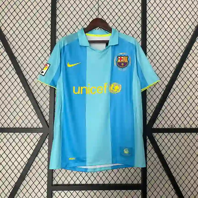Maillot FC Barcelone Retro 2007 2008 Homme – Extérieur-