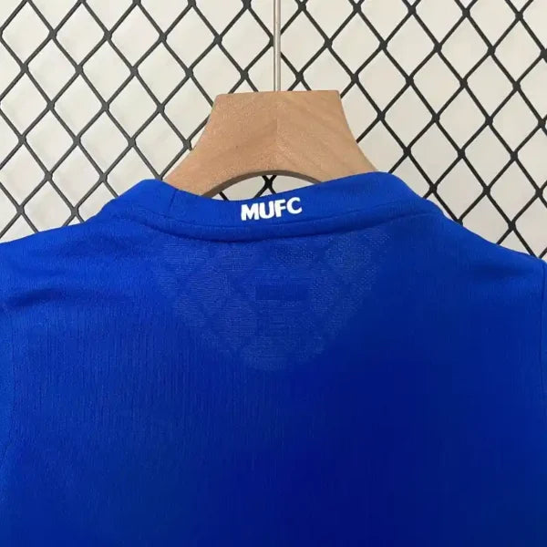 Ensemble enfant Manchester United 2008/2009 – Ensemble Third Away Enfant (Rétro Bleu)