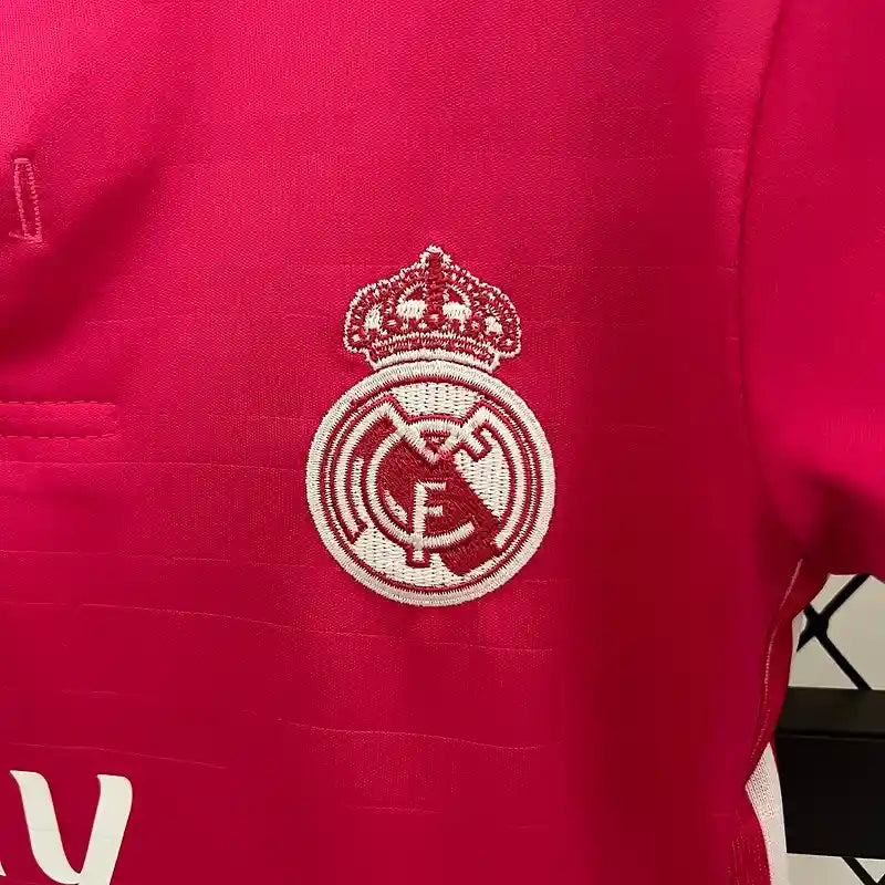Ensemble Enfant Real Madrid Rétro 2014/2015 – Extérieur Rose