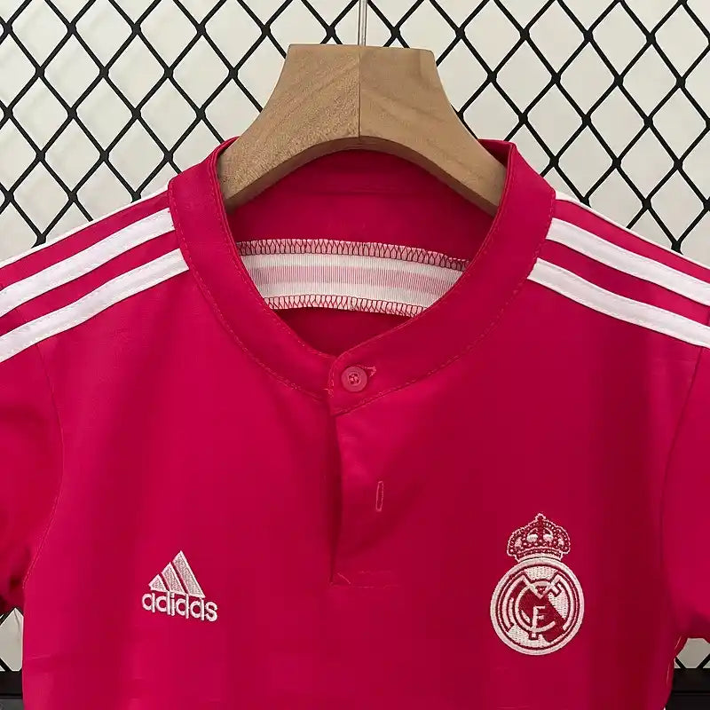 Ensemble Enfant Real Madrid Rétro 2014/2015 – Extérieur Rose