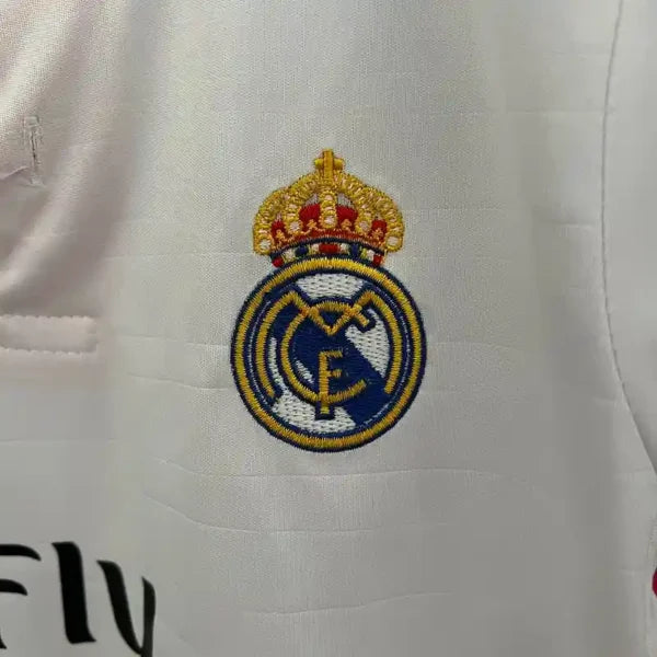 Ensemble Enfant Real Madrid Rétro 2014/2015 – Domicile Blanc Violet