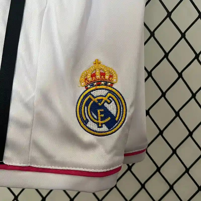 Ensemble Enfant Real Madrid Rétro 2014/2015 – Domicile Blanc Violet