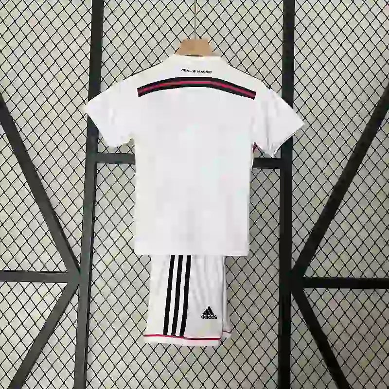 Ensemble Enfant Real Madrid Rétro 2014/2015 – Domicile Blanc Violet