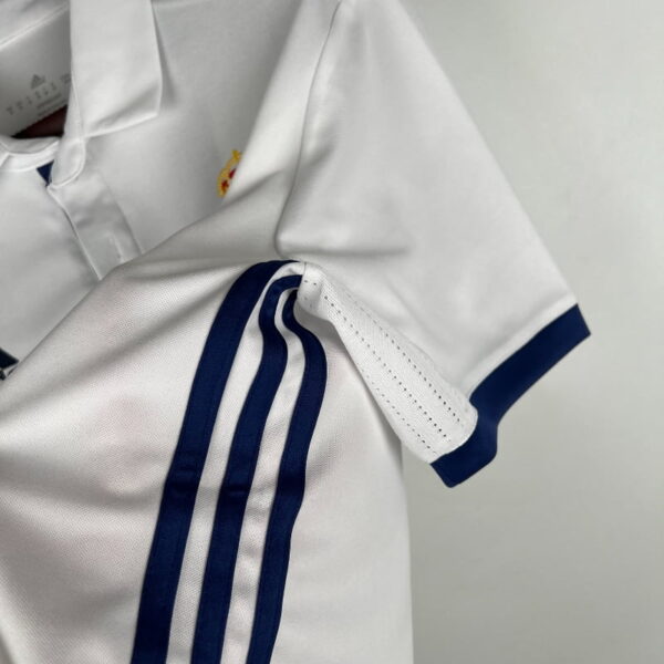 Maillot Real Madrid Rétro Homme 2016/2017 – Domicile Manche Courte