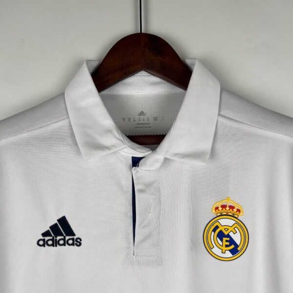Maillot Real Madrid Rétro Homme 2016/2017 – Domicile Manche Courte
