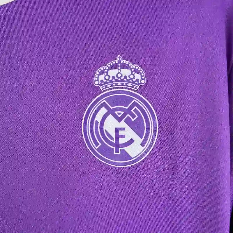Maillot Real Madrid Rétro Homme 2016/2017 – Extérieur Manches Longues