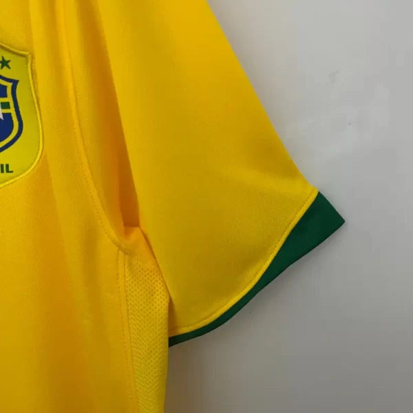 Maillot Brésil Rétro 2006 Maillot Domicile- Manche Courtes