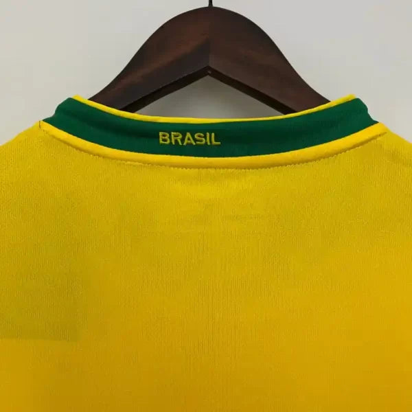 Maillot Brésil Rétro 2006 Maillot Domicile- Manche Courtes