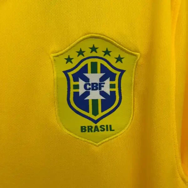 Maillot Brésil Rétro 2006 Maillot Domicile- Manche Courtes
