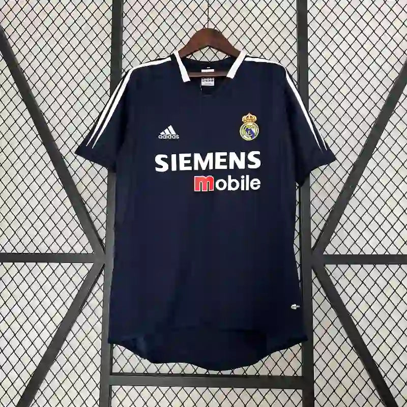 Maillot Real Madrid Rétro Homme 2004/2005 – Extérieur Noir