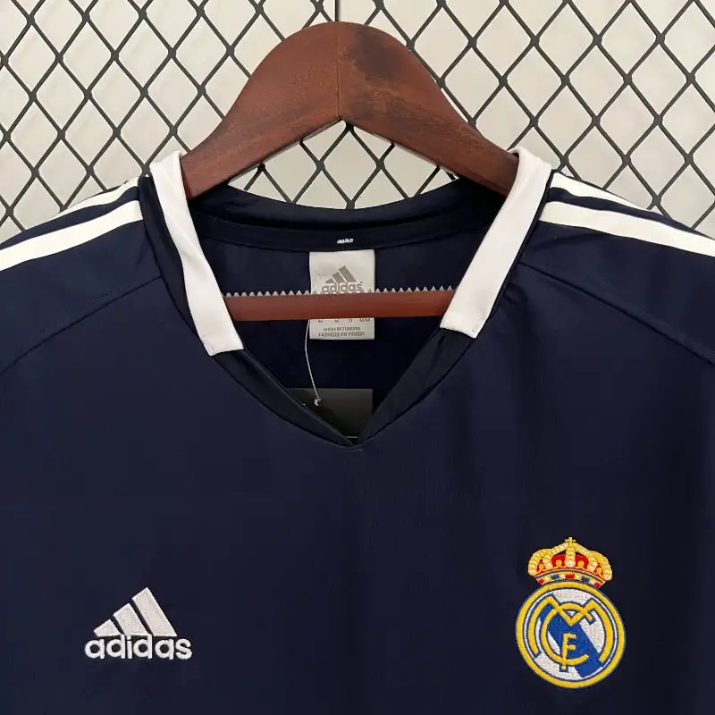 Maillot Real Madrid Rétro Homme 2004/2005 – Extérieur Noir