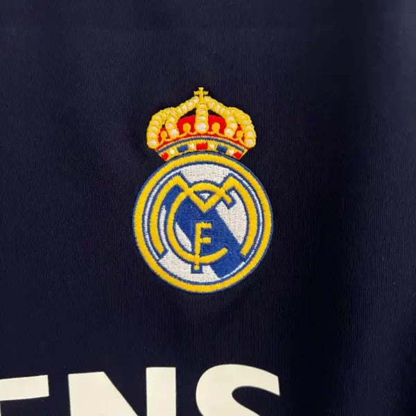 Maillot Real Madrid Rétro Homme 2004/2005 – Extérieur Noir