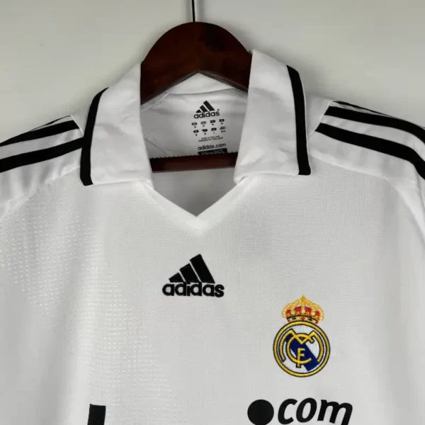 Maillot Real Madrid Rétro Homme 2008/2009 Domicile Blanc