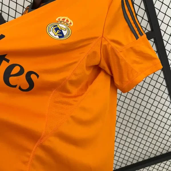 Maillot Real Madrid Rétro Homme 2013/2014 Extérieur Orange