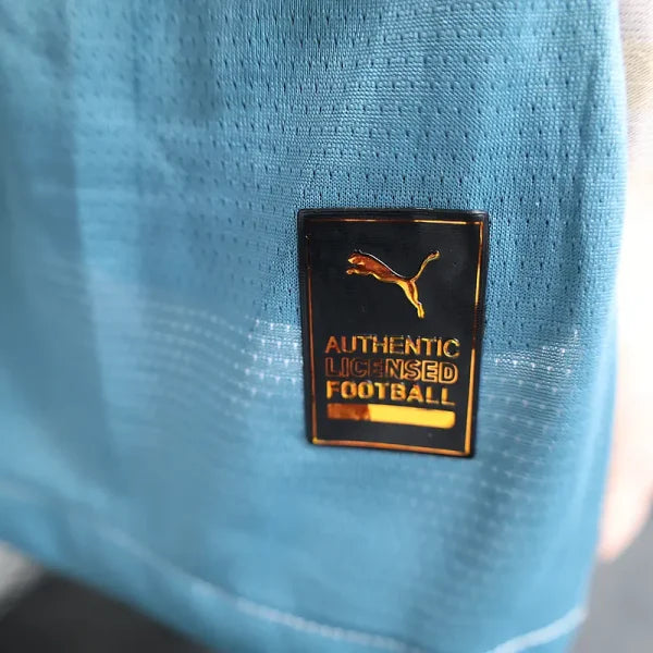 Maillot Manchester City FC 2025/2026 – Maillot Édition Spéciale Homme (Jaune Dégradé Bleu)