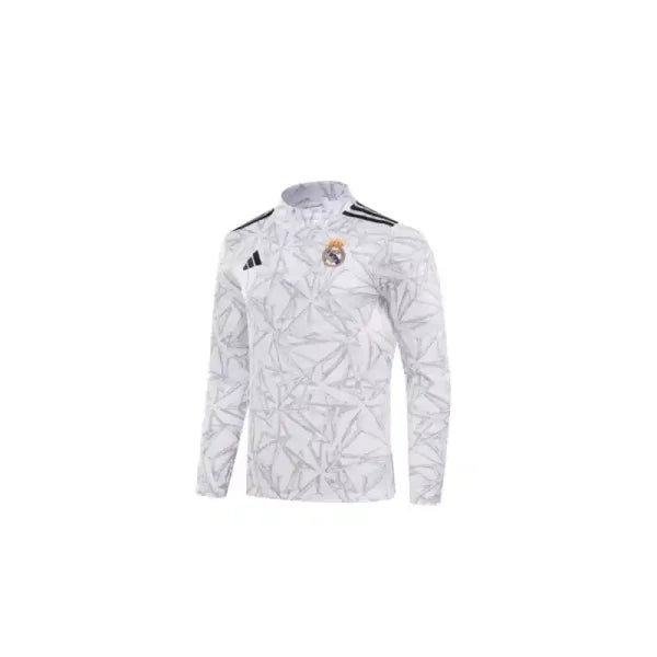 Ensembe Real Madrid 24/25 Blanc et Noir- Manches longues