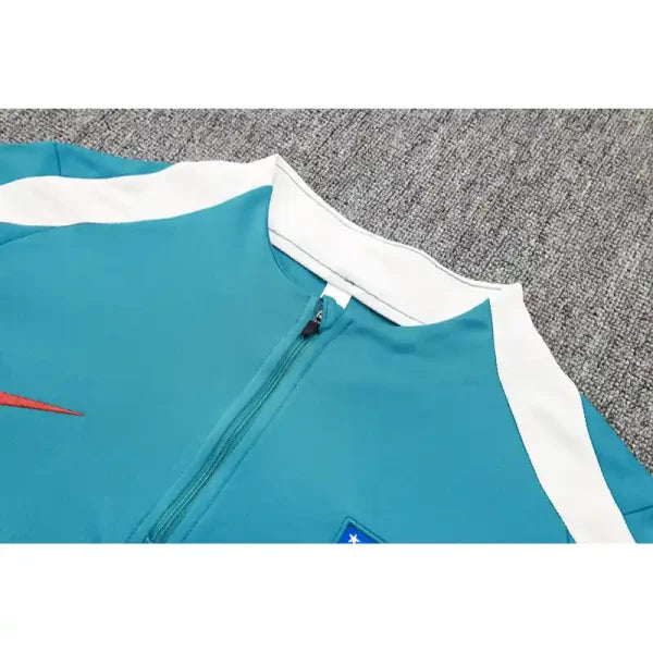 Ensemble Homme Atlético de Madrid 2024/2025 – Haut Bleu Clair &; Jogging Gris