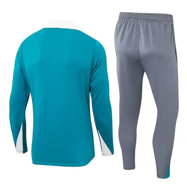 Ensemble Homme Atlético de Madrid 2024/2025 – Haut Bleu Clair &; Jogging Gris