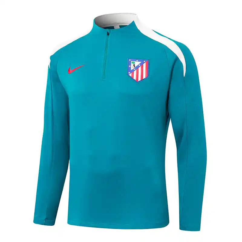 Ensemble Homme Atlético de Madrid 2024/2025 – Haut Bleu Clair &; Jogging Gris