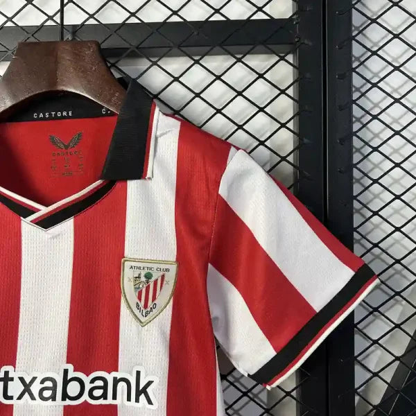 Ensemble Enfant Athletic Bilbao 25/26 Domcilie- Rouge et blanc Homme