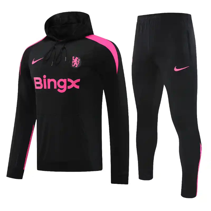 Ensemble Chelsea Sweat Capuche 2024/2025 Noir- Violet