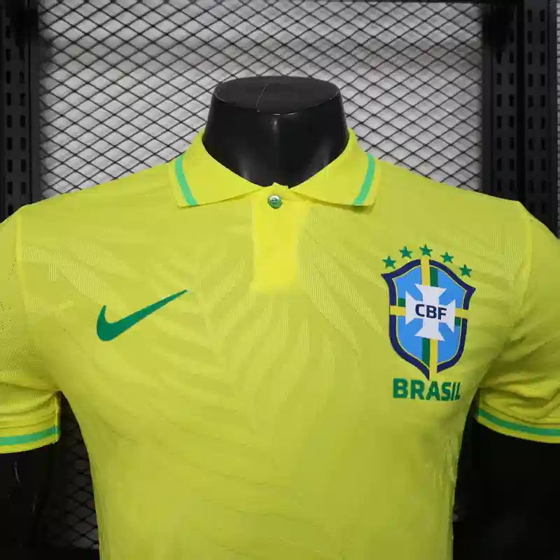 Maillot Brésil 2024/2025Domicile-Editon spéciale-Maillot Homme manche courtes-Jaune