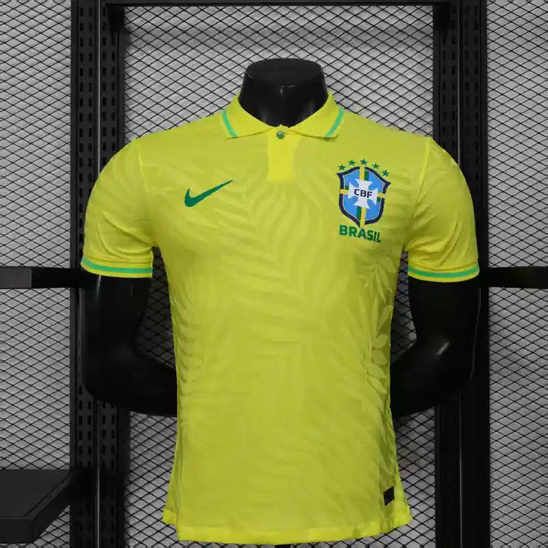 Maillot Brésil 2024/2025Domicile-Editon spéciale-Maillot Homme manche courtes-Jaune
