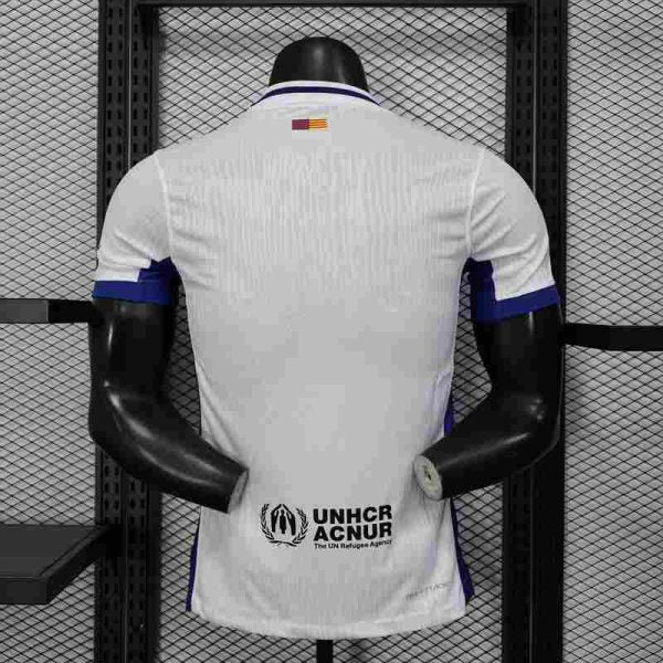 Maillot FC Barcelone 2025/2026 – Maillot Blanc Bicolore à Bande Verticale