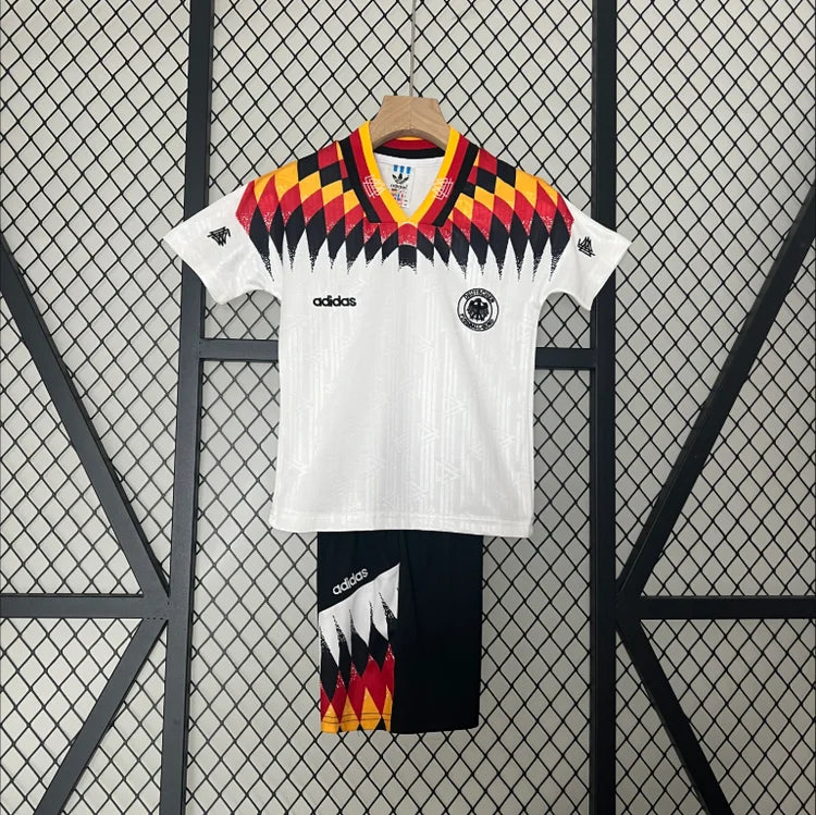 Maillots Enfant Domicile Allemagne 1994 Blanc Taille non précisée