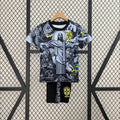 Ensemble Enfant Domicile Édition Spéciale Brésil 24/25 Gris