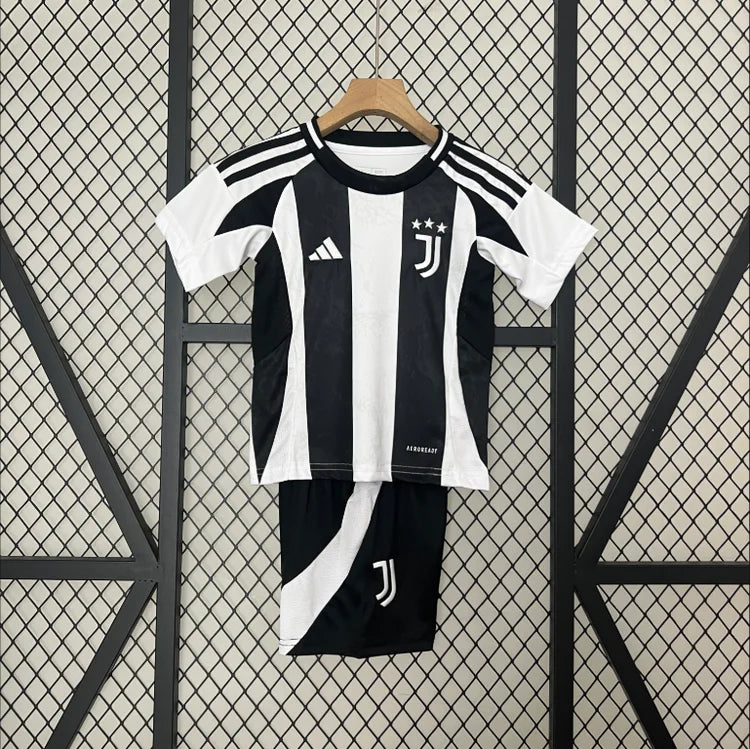 Maillots Enfant Domicile Juventus 2024/2025 Noir 16-28
