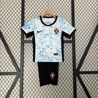 Maillots Enfant Extérieur Portugal 24/25 Bleu 16-28