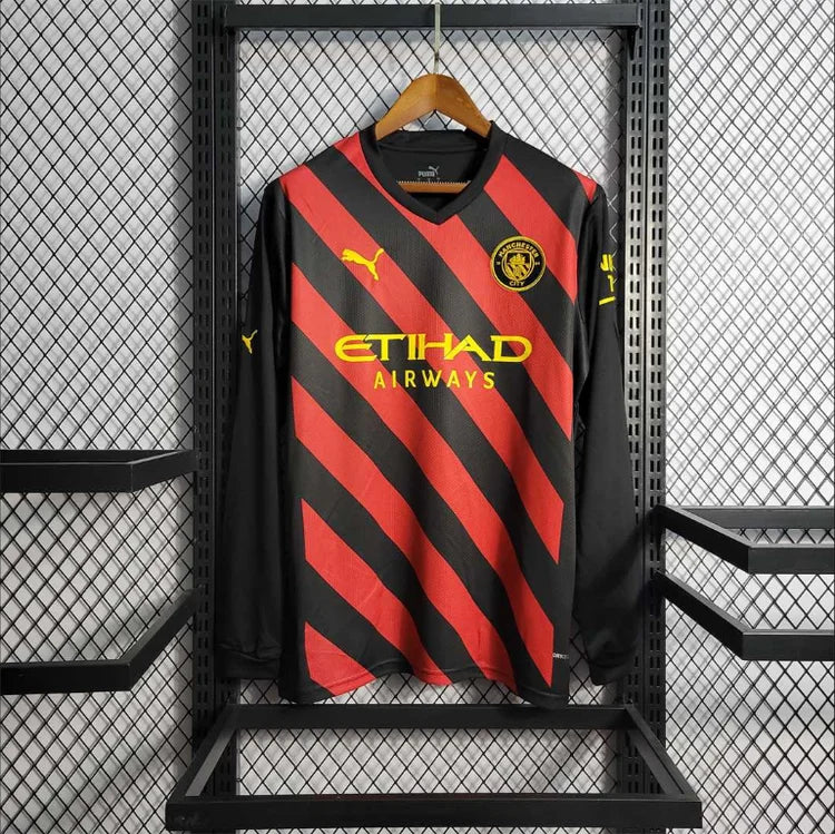 Maillots Extérieur Manchester City 22/23 Rouge