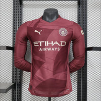 Maillots Extérieur Manchester City 24/25 Bordeaux S-XXL