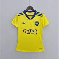 Maillots Femme Extérieur Boca Juniors 2022/2023 Jaune S-XL