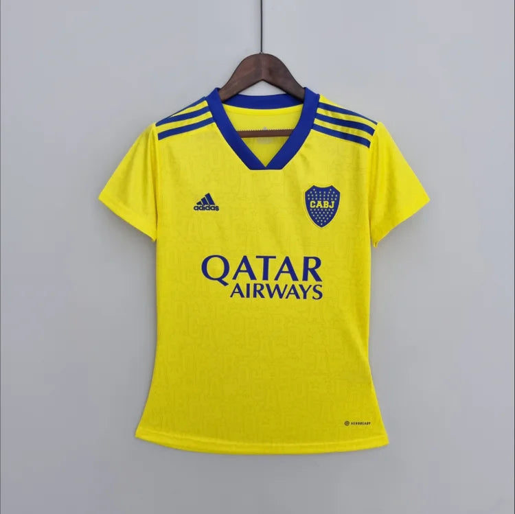 Maillots Femme Extérieur Boca Juniors 2022/2023 Jaune S-XL