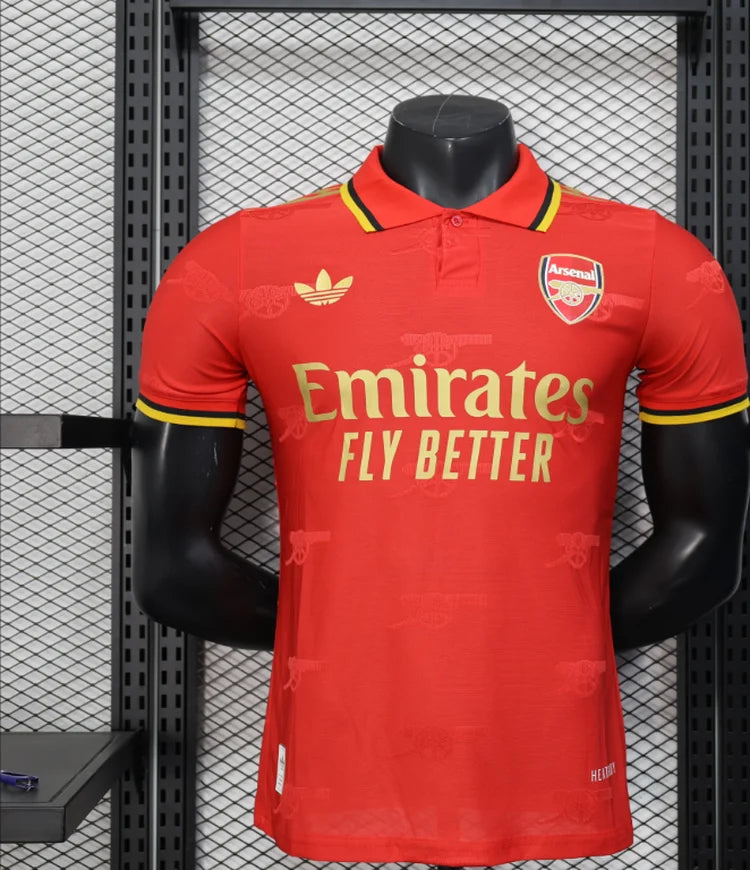 Maillots Homme Domicile Arsenal 2025/2026 Rouge S-XXL