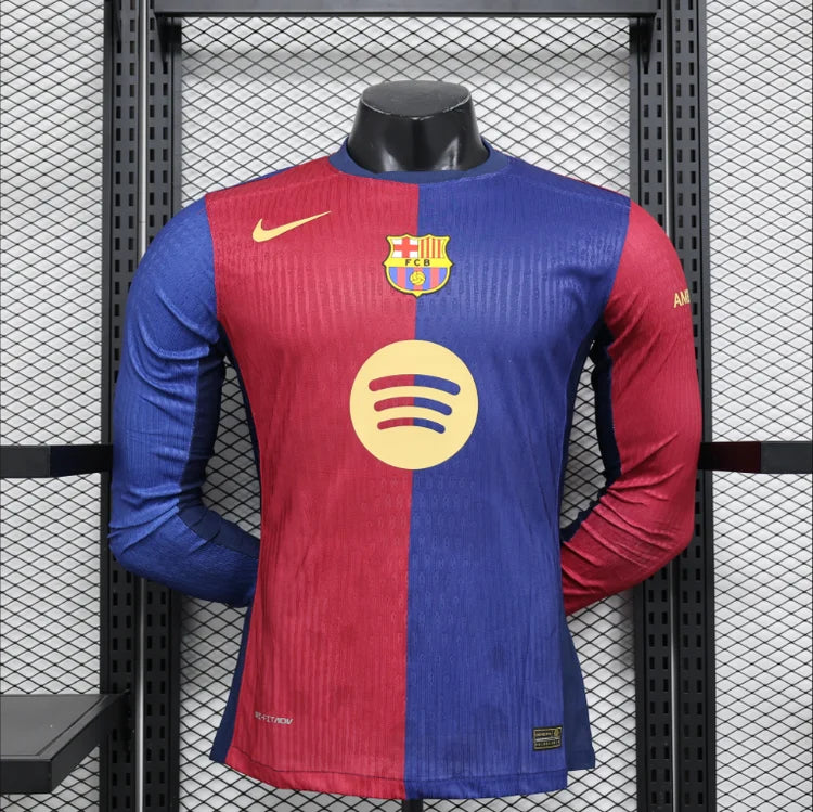 Maillots Homme Domicile Barcelona 2024/2025 Rouge et Bleu S-XXL