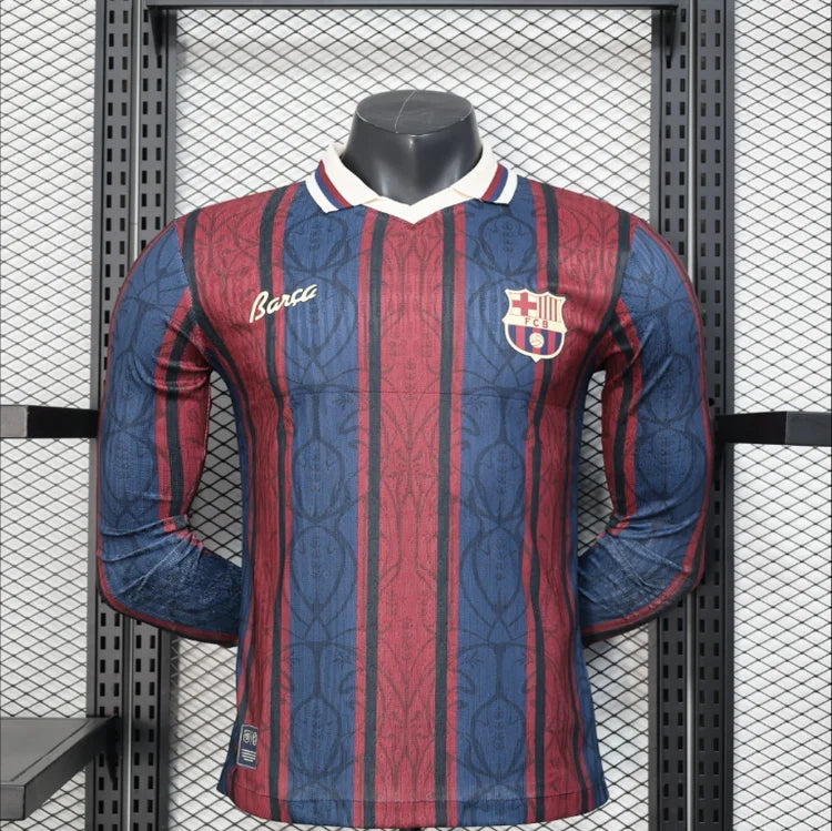 Maillots Homme Domicile Barcelone 25/26 Rouge et Bleu S-XXL