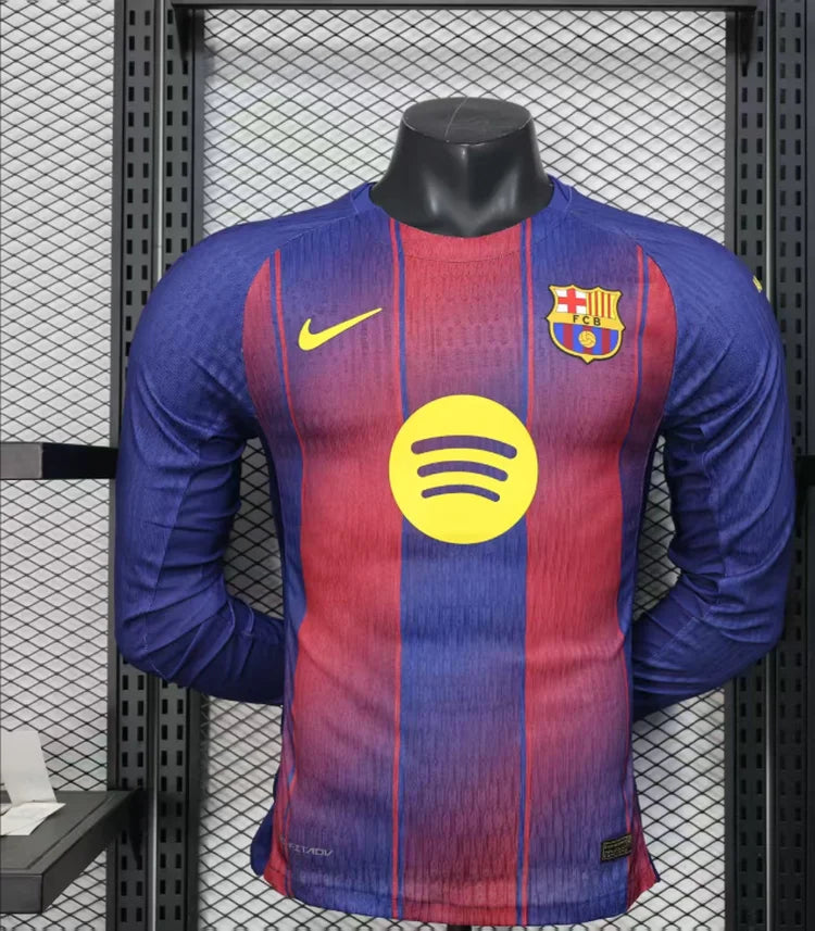 Maillots Homme Domicile Barcelone 25/26 Rouge et Bleu S-XXL