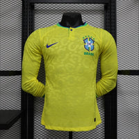 Maillots Homme Domicile Brésil 23/24 Jaune Vert Taille non précisée