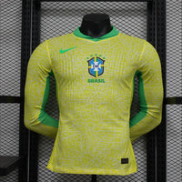 Maillots Homme Domicile Brésil 24/25 Jaune S-XXL