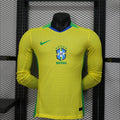 Maillots Homme Domicile Brésil 25/26 Jaune S-XXL