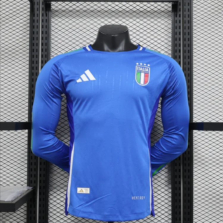 Maillots Homme Domicile Italie 2024/2025 Bleu S-XXL